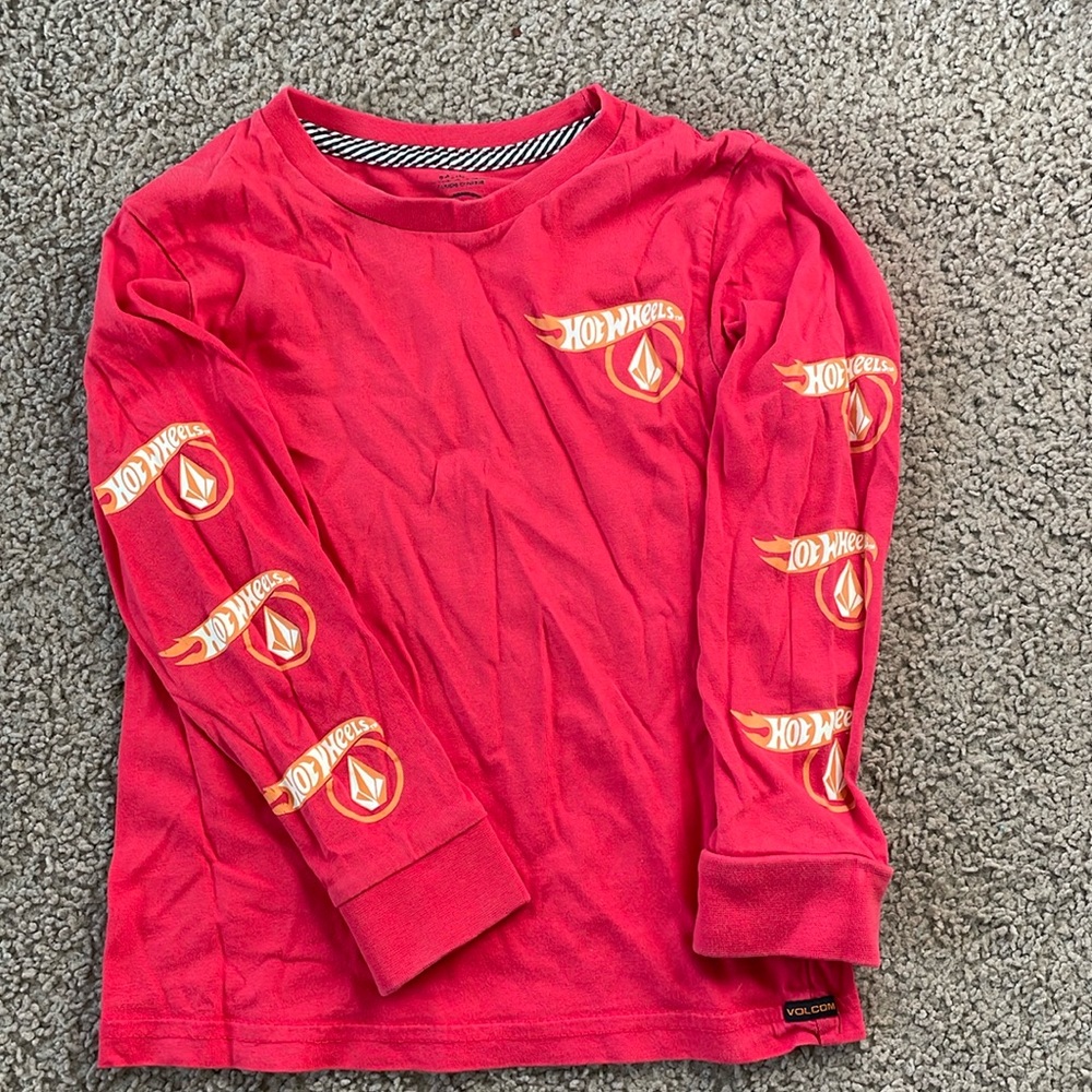 Rare Volcom /Hot Wheels long sleeve shirt 4T